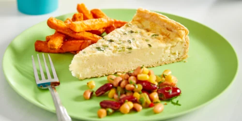 Servings: Cheese & Onion Quiche